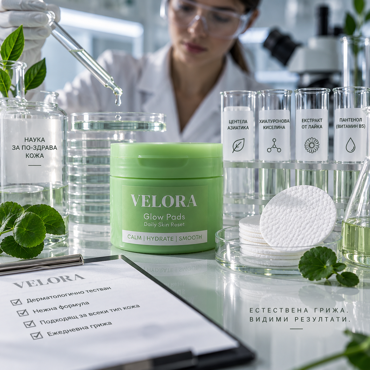 Velora Glow Pads Падове за Лице